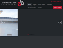 Tablet Screenshot of abelectrical.co.nz